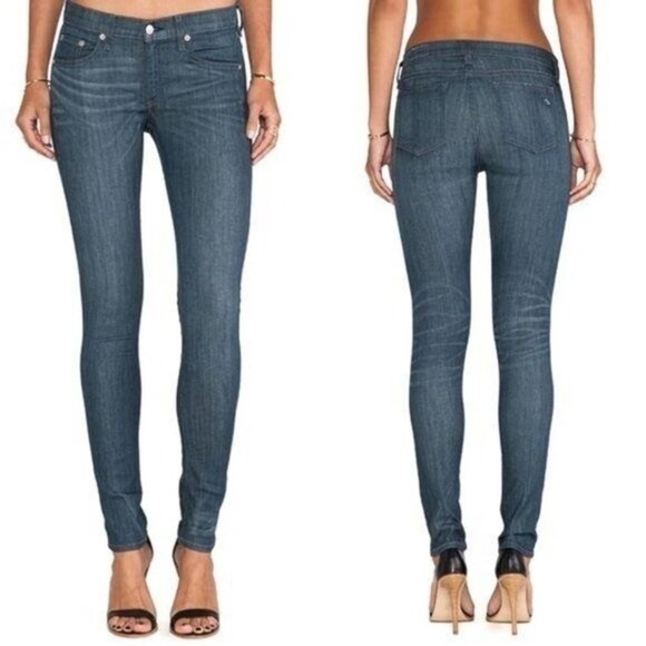 Rag & Bone Skinny Preston Boyfriend Denim Jeans Size 28 - Picture 1 of 13